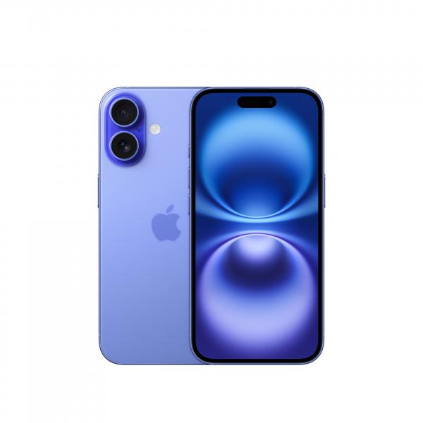 Apple iPhone 16 15,5 cm [6.1] Doppia SIM iOS 18 5G USB tipo-C 128 GB Blu (IPHONE 16 128GB UMARINE)