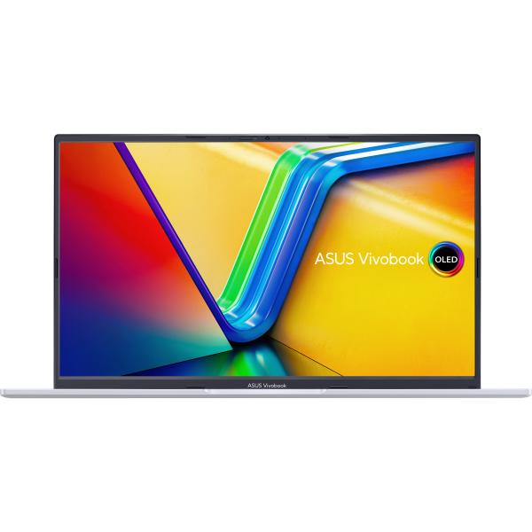 ASUS Vivobook 15 OLED X1505VA-MA573W Intel® Core™ i5 i5-1335U Computer portatile 39,6 cm [15.6] 2.8K 16 GB DDR4-SDRAM 512 GB SSD Wi-Fi 6E [802.11ax] Windows 11 Home Argento (ASUS) - Versione UK