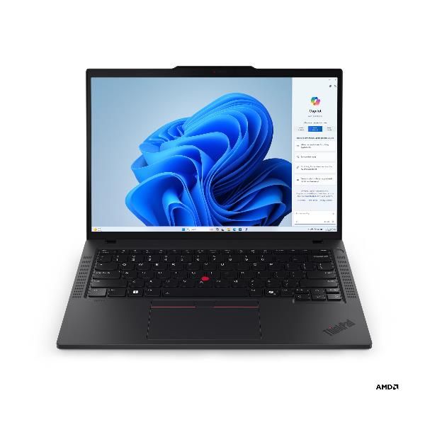 Lenovo ThinkPad T14 Gen 6 [AMD] Copilot+ PC AMD Ryzen AI 7 350 Computer portatile 35,6 cm [14] WUXGA 32 GB DDR5-SDRAM 1 TB SSD Wi-Fi 7 [802.11be] Windows 11 Pro Italiano Nero (Lenovo ThinkPad T14 Gen