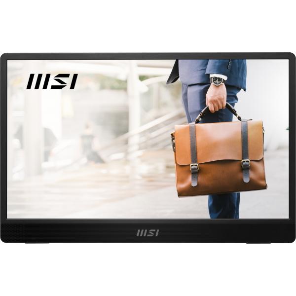 MSI PRO MP161 E2U TV e monitor portatile Nero 39,6 cm [15.6] LED 1920 x 1080 Pixel (MSI)