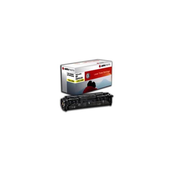 AgfaPhoto APTHP412AE cartuccia toner 1 pz Giallo (Toner Yellow, rpl. CE412A - Pages 3.850 - Warranty: 36M)