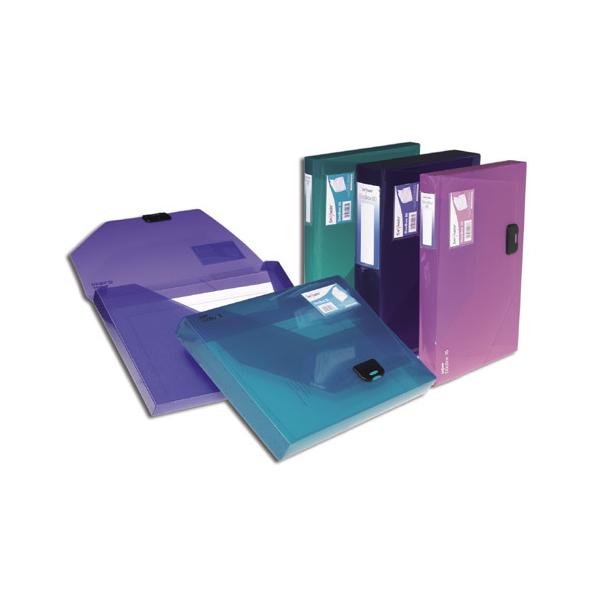 Snopake 12849 raccoglitore 350 fogli Trasparente Polipropilene [PP] (Snopake GRS DocBox 25 A4 Clear- 1 Box)