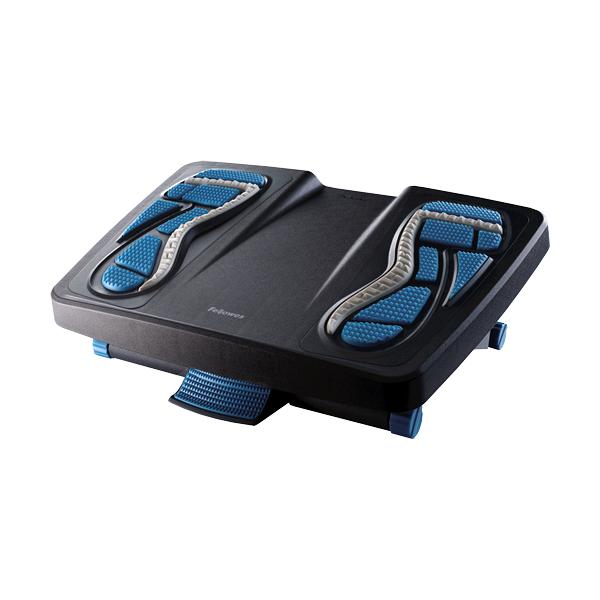 Fellowes 8068001 poggiapiede da scrivania Blu, Antracite, Grigio (Fellowes Energizer Foot Support)