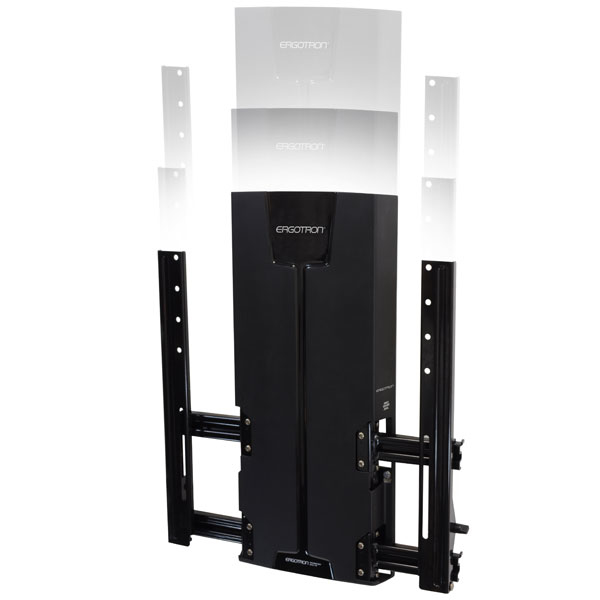 Ergotron 61-128-085 Supporti a parete per TV 160 cm [63] Nero (GLIDE WALL MOUNT VHD BLACK - 46-63IN 31.8KG LIFT 40CM TILT 10)