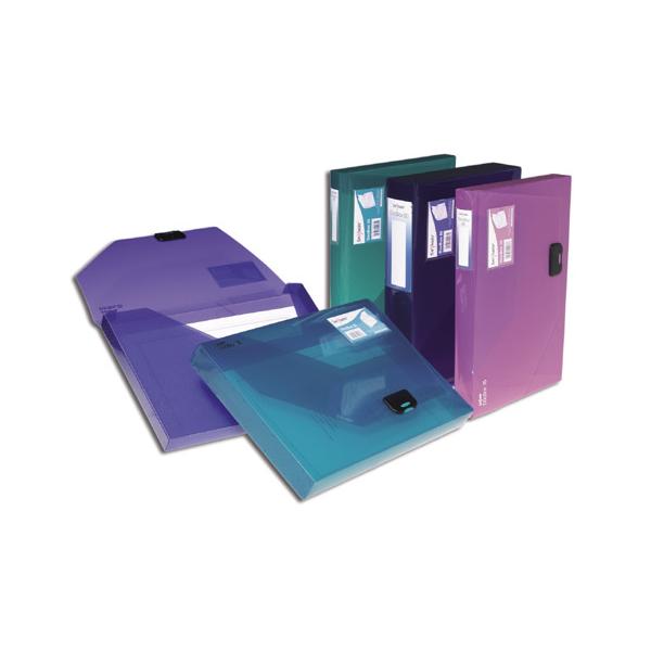 Snopake DocBox - Dark Blue, 25mm capacity raccoglitore Blu (Snopake DocBox 25 A4 Dark Blue- 1 Box)