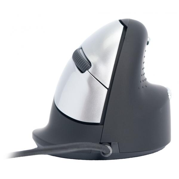 R-Go Tools Mouse ergonomico R-Go HE Break con software di pausa, grande [lunghezza della mano = 185 mm], destrorso, con cavo, nero (Ergonomic mouse R-Go HE Break with break software)