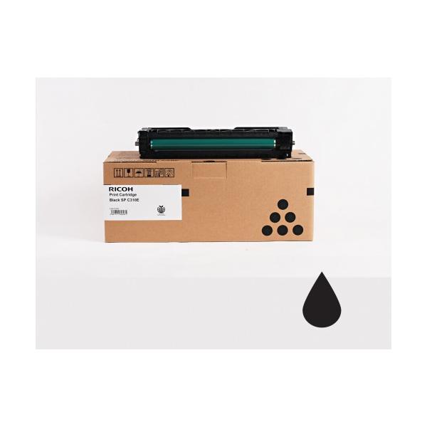 Ricoh 406348 cartuccia toner 1 pz Originale Nero (OEM Ricoh SPC310 Black Toner Ctg 406348 406332)