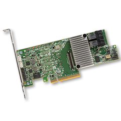 Broadcom MegaRAID SAS 9361-8i controller RAID PCI Express x8 12 Gbit/s (MegaRAID SAS 9361-8i SGL - 8-Port Int, 12Gb/s SATA+SAS - PCIe 3.0, 1GB DDRIII - Warranty: 36M)