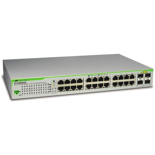 Allied Telesis AT-GS950/24-50 Gestito (L2 WS GE 24 P W/ 4 X SFP - 990-003646-50 EN)