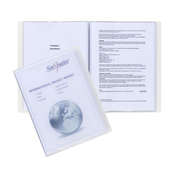 Snopake 11941 portalistino di presentazione 20 tasche A5 (Snopake Presentation Display Book 20 pocket / 40 sides to view A5 Clear- 1 Book)