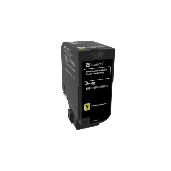 Lexmark 74C2SY0 cartuccia toner 1 pz Originale Giallo (RETURN-TONER CARTRIDGE YELLOW - 7K PAGES F. CS720/CS725/CX725)