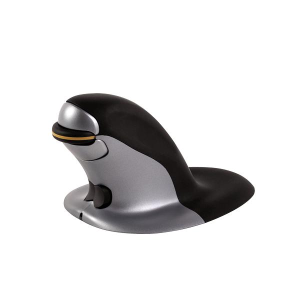 Fellowes 9894701 mouse Ufficio Ambidestro RF Wireless Laser 1200 DPI (Fellowes 9894701 Medium Penguin Ambidextrous Vertical Mouse - Wireless)