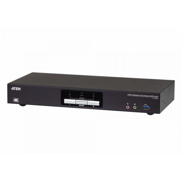 ATEN Switch KVMP™ schermo doppio USB 3.0 4K DisplayPort a 2 porte (ATEN CS1942DP - KVM / audio / USB swit)