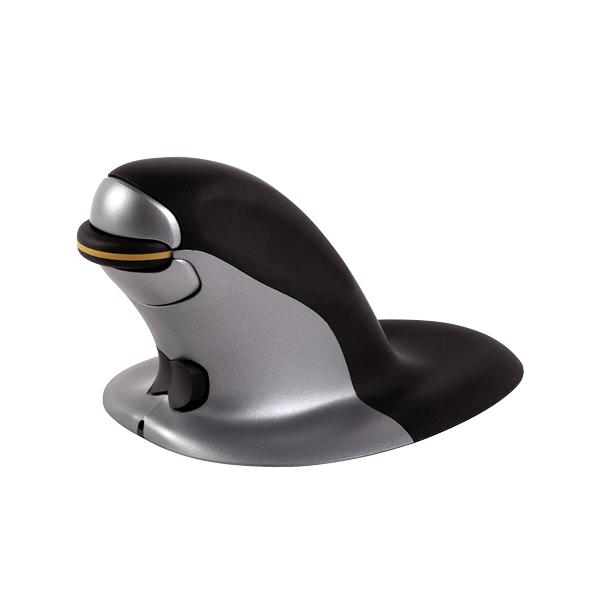Fellowes 9894501 mouse Ufficio Ambidestro RF Wireless Laser 1200 DPI (Fellowes 9894501 Large Penguin Ambidextrous Vertical Mouse - Wireless)