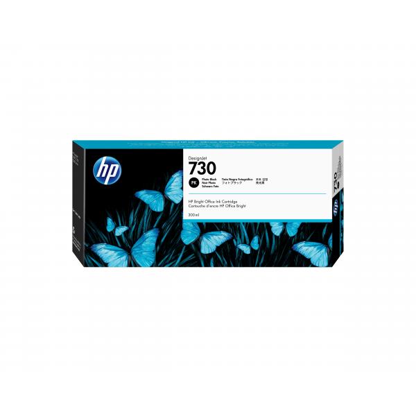 HP Cartuccia di inchiostro nero fotografico DesignJet 730 da 300 ml (HP 730 300-ML - PHOTO BLACK INK CRTG)