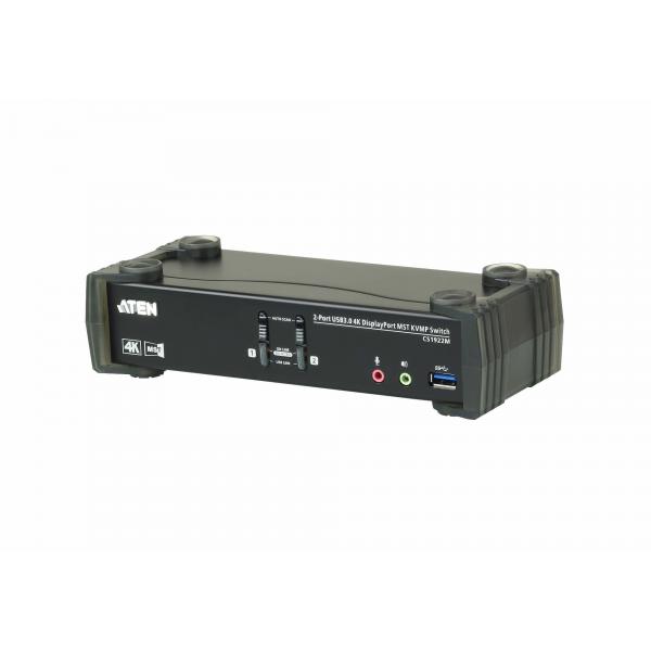 ATEN CS1922M switch per keyboard-video-mouse [kvm] Nero (ATEN CS1922M - KVM / audio / USB switc)