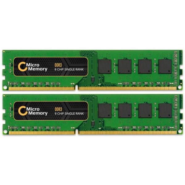 CoreParts MMKN043-8GB memoria 2 x 4 GB DDR3 240-pin DIMM (8GB Memory Module 1600Mhz - DDR3 Major DIMM - KIT 2x4GB - 1600MHz DDR3 MAJOR DIMM - KIT 2x4GB - Warranty: 120M)