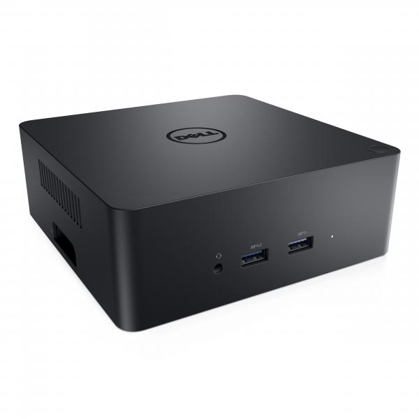 DELL TB18DC Cablato USB 3.2 Gen 1 [3.1 Gen 1] Type-B Nero (Dual USB-C Thunderbolt Dock - TB18DC TB18DC, Wired, USB 3.2 - Gen 1 [3.1 Gen 1] Type-B, 3.5 mm, USB Type-A, USB Type-B, 10,100,1000 Mbit/s,