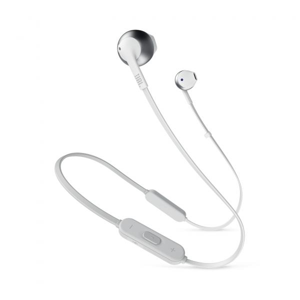 JBL Tune 205BT Auricolare Wireless In-ear Musica e Chiamate Bluetooth Argento (Tune 205BT Headset In-ear - Silver Tune 205BT, Headset, - In-ear, Calls & Music, Silver, Binaural, Wireless)
