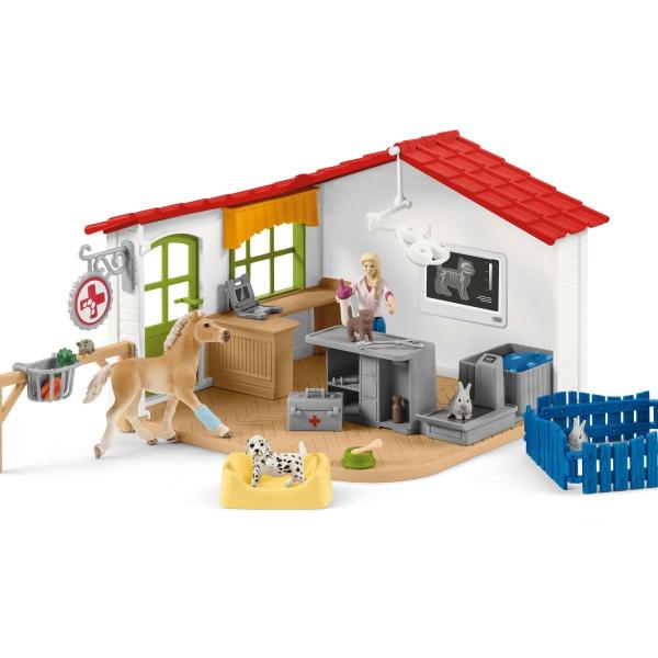 schleich 42502 set da gioco (Schleich Farm World - Veterinarian Pra)