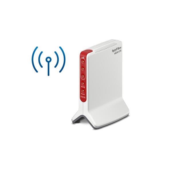 Box FRITZ! 6820 LTE router wireless Gigabit Ethernet Banda singola [2.4 GHz] 4G Bianco (AVM FRITZ!Box 6820 LTE - tr?dl?s route)