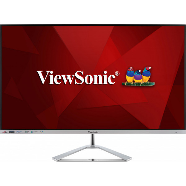 Viewsonic VX Series VX3276-2K-mhd-2 Monitor PC 81,3 cm [32] 2560 x 1440 Pixel Quad HD LED Argento (31.5IN LCD 2560X1440 16:9 8MS - VX3276-2K-MHD-2 1200:1 HDMI/DVI)