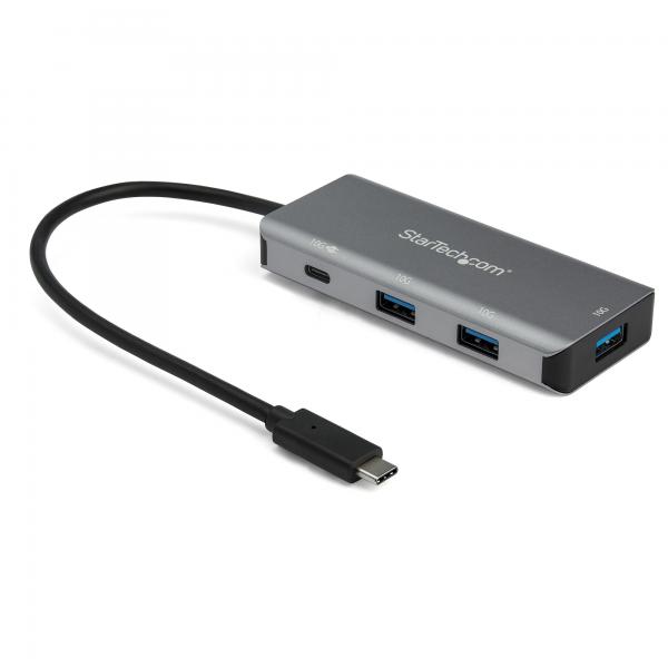 StarTech.com Hub USB-C a 4 porte con Power Delivery- 10 Gbps - 3 USB-A e 1 USB-C (4 PORT USB C HUB USB TYPE C - EXPANSION HUB MINI LAPTOP HUB)