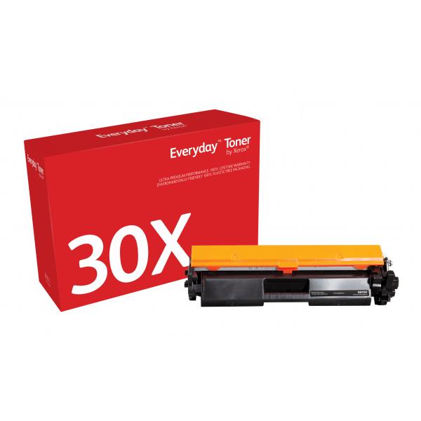 Toner Everyday™ di Xerox Nero compatibile con HP 30X [CF230X], Alta capacità (TONER BLACK HP 30X - XEROX EVERYDAY)