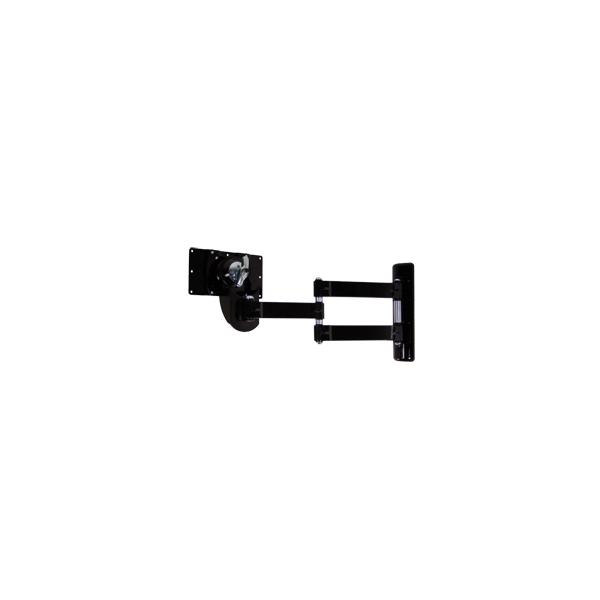 B-Tech BT7515 Nero (BTEBT7515B - Double Arm Flat Screen Wall Mount With Tilt and Swivel)
