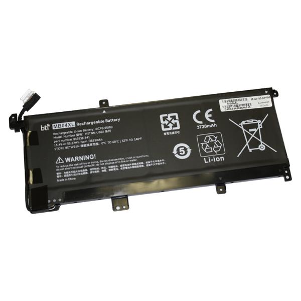 BTI MB04XL Batteria (BTI 55.6 4 cell MB04XL compatible battery for HP - COMPAQ ENVY X360 M6-AR004DX CONVERTIBLE PC ENVY X360 M6-AQ105DX CONVERTIBLE PC)