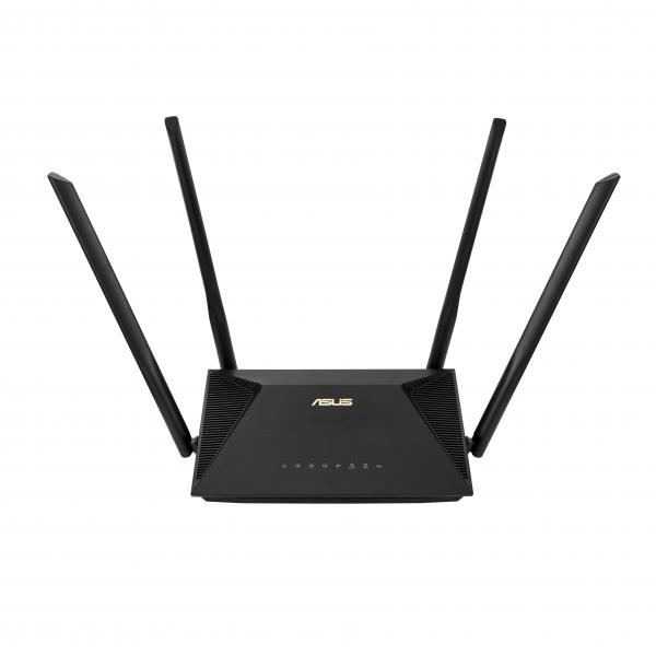 ASUS RT-AX53U router wireless Gigabit Ethernet Dual-band [2.4 GHz/5 GHz] Nero (Rt-Ax53U Wireless Router - Gigabit Ethernet Dual-Band - [2.4 Ghz / 5 Ghz] 4G Black - Warranty: 12M)