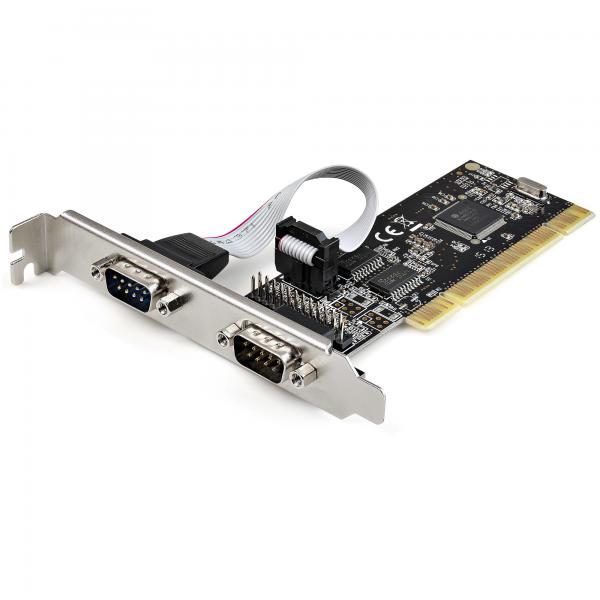 StarTech.com Scheda PCI seriale e parallela con due porte seriali RS232 [DB9] e 1 porta LPT parallela [DB25] - Scheda adattatore PCI Combo - Scheda di espansione/Controller PCI - PCI a scheda per sta