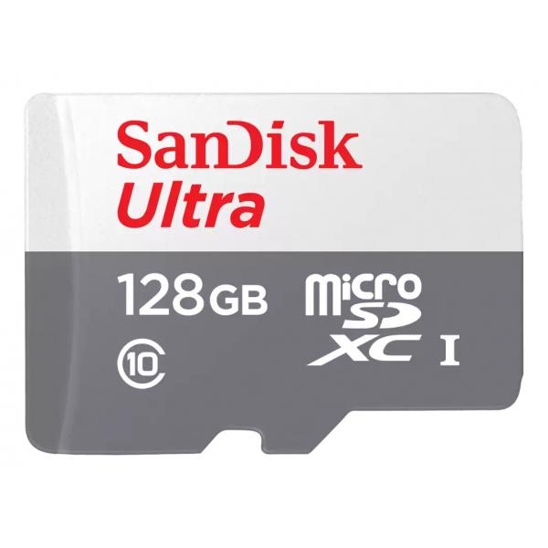 SanDisk SDSQUNR-128G-GN3MN memoria flash 128 GB MicroSDXC Classe 10 (SanDisk Ultra - Scheda di memoria flash - 128 GB - Class 10 - UHS-I microSDXC)