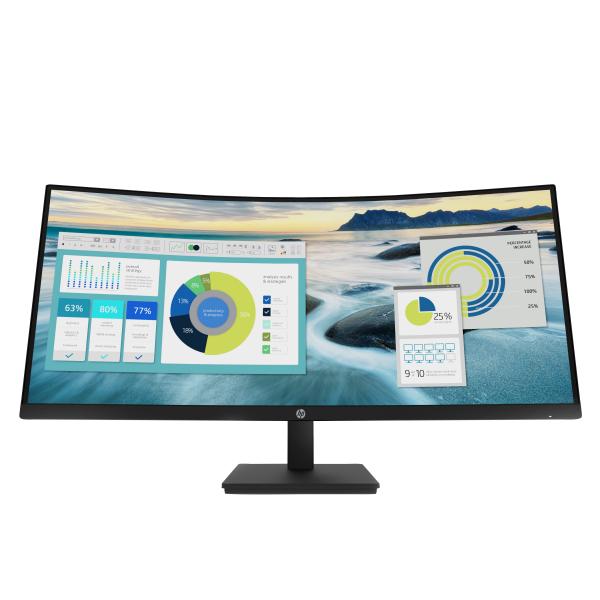 HP P34hc G4 WQHD USB-C Curved Monitor (P34hc G4 86.4 cm [34] 3440 x - 1440 pixels Quad HD LED Black - HP P34hc G4, 86.4 cm [34], 3440 x 1440 pixels, Quad HD, LED, 5 ms, Black - Warranty: 12M)
