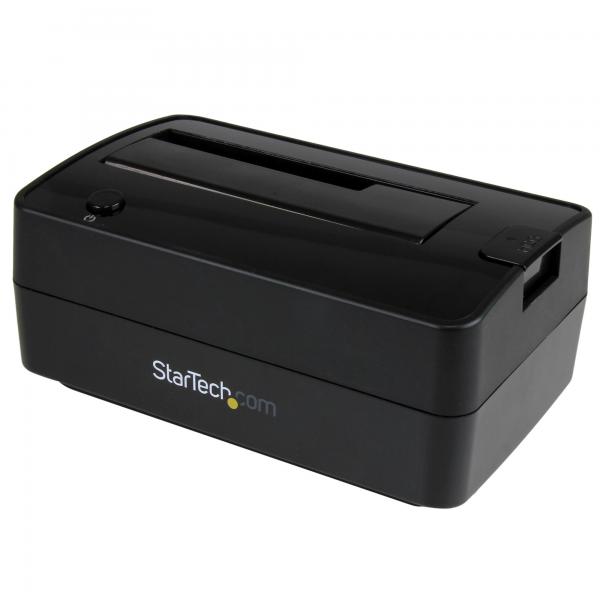 StarTech.com Docking Station per Hard Disk a Singolo Slot - Dock USB 3.1 [10 Gbps]/eSATA per Hard Drive HDD/SSD Esterno SATA III da 2,5/3,5 - Dock Station per Disco Rigido con Carica dall'Alto (1BAY
