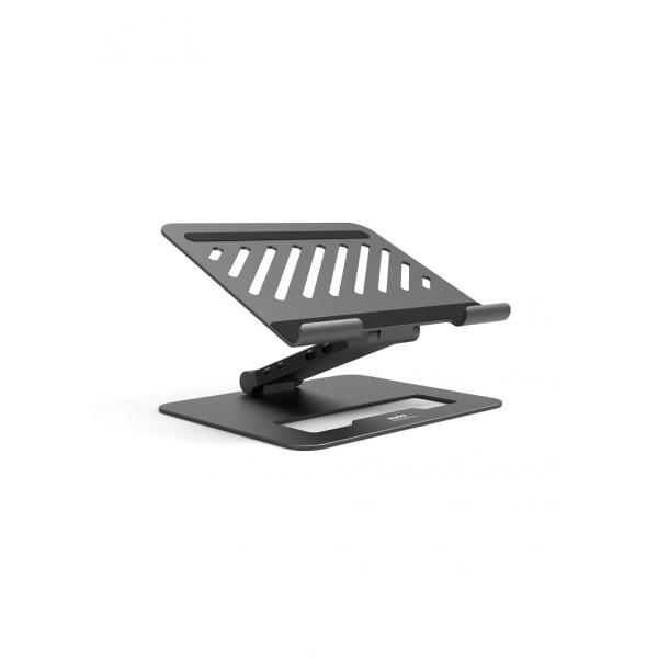 Port Designs 901108DOCK-UK supporto per laptop Supporto per computer portatile Nero (ADJUSTABLE STAND - DOCKING TYPE - C 2 X 4K)