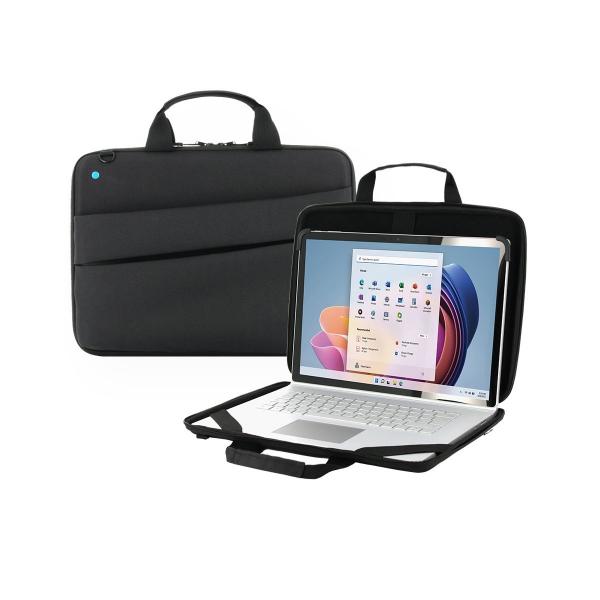 Mobilis TheOne 35,6 cm [14] Valigetta ventiquattrore Nero (THEONE RUGGED CASE CLAMSHELL - 12.5-14IN - BLACK - 20PERCENT RE)