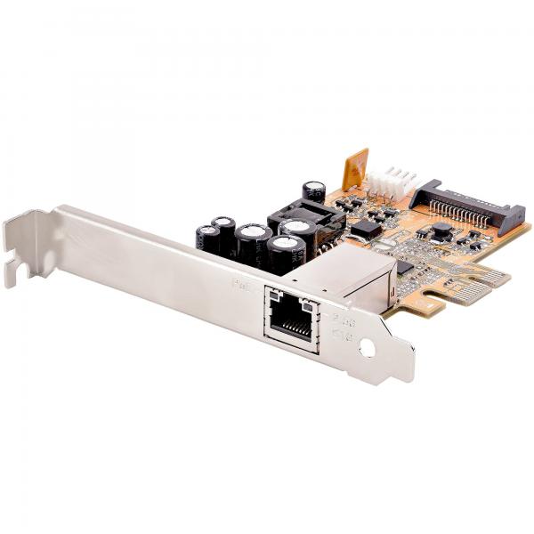 StarTech.com Scheda di rete PCI Express x1 a 1 porta, Scheda Ethernet PCIe con RJ45, Interfaccia di rete da 2.5 Gb NIC PoE 802.3at da 30 W per desktop/server, adattatore LAN PoE di rete, NBaseT, Wind