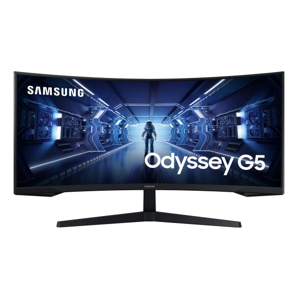Samsung LC34G55TWWPXXU Monitor PC 86,4 cm [34] 3440 x 1440 Pixel UltraWide Quad HD LED Nero (C34G55TWWU 34IN UHD 144HZ 0MS - VA 21:9 HDMI/DP 3440X1440)