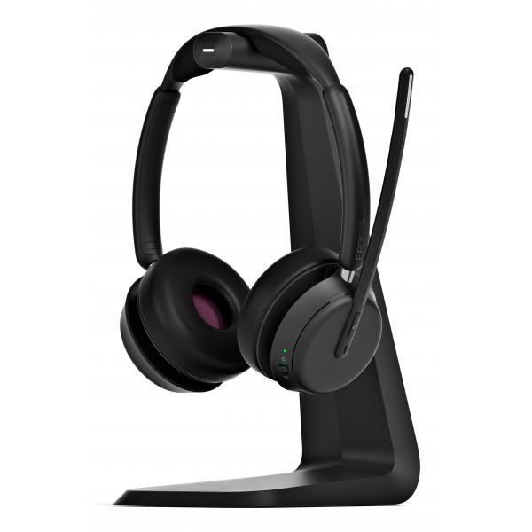 EPOS IMPACT 1061 Auricolare Wireless A Padiglione Ufficio Bluetooth Base di ricarica Nero (IMPACT 1061 DUO HEADSET & STD UC B/T)