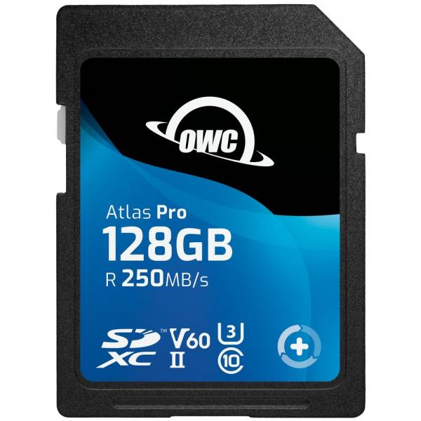 OWC Atlas Pro 128 GB SDXC UHS-II (128GB OWC Atlas Pro SDXC UHS-II V60 Media Card)