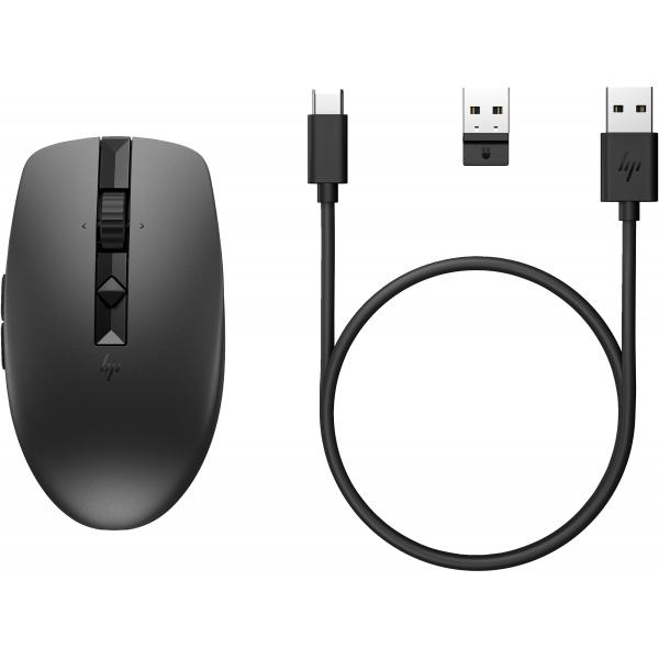 HP Mouse silenzioso ricaricabile 710 (710 Rechargeable Silent Mou - Warranty: 3M)