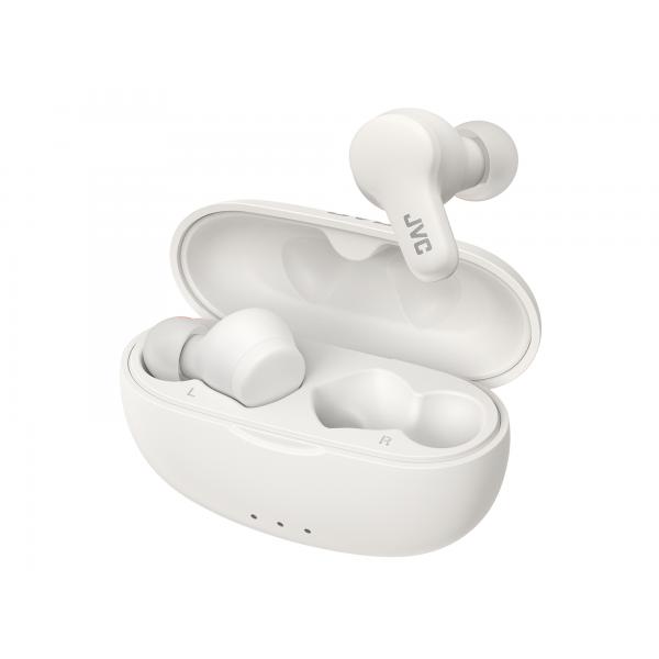 JVC HA-A7T2 Auricolare True Wireless Stereo [TWS] In-ear Musica e Chiamate Micro-USB Bluetooth Bianco (HA-A7T2-W-U Gumy True Wireless Earphon)