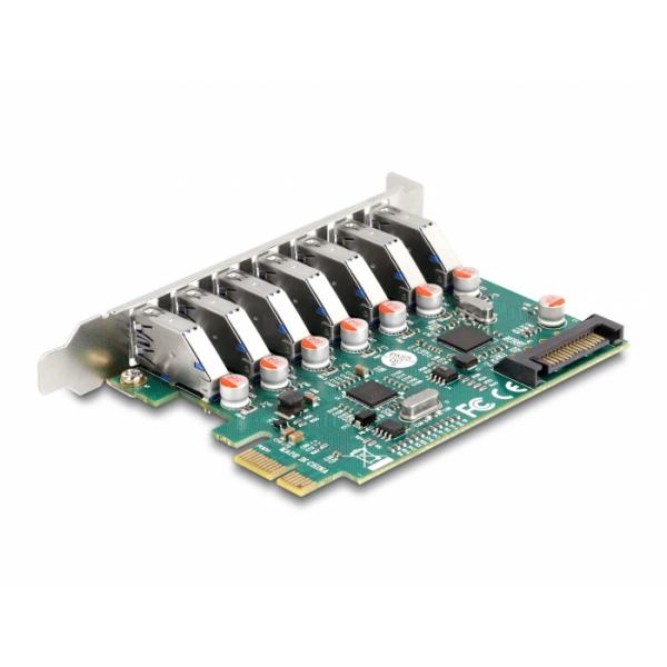 DeLOCK Scheda PCI Express x1 per 7 x USB 5 Gbps Tipo-A femmina (Delock - udvidelseskort)