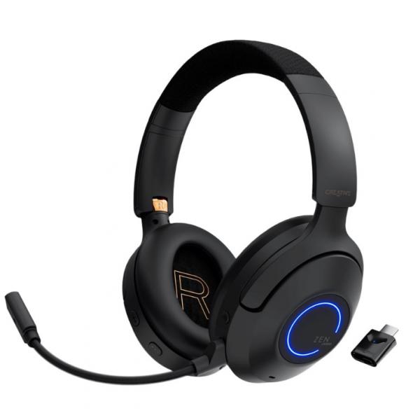 Creative Labs Zen Hybrid Pro Classic Auricolare Wireless A Padiglione Gaming USB tipo-C Bluetooth Nero (Zen Hybrid Pro Classic Wireless OverEa)