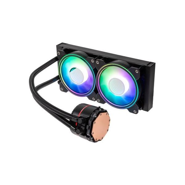 Kolink Umbra Void AIO Processore Kit di raffreddamento a liquido 12 cm Nero 1 pz (Kolink Umbra Void AIO 240mm Performance ARGB All In One CPU Cooler)