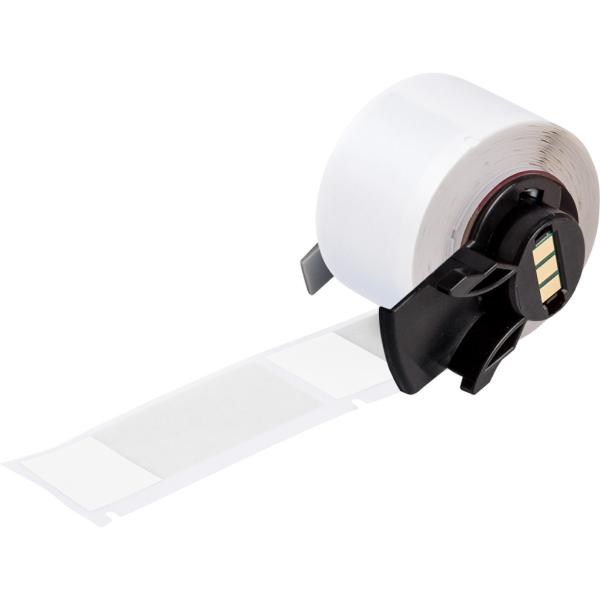 Brady M6-21-427 etichetta per stampante Trasparente, Bianco Etichetta per stampante autoadesiva (Self-laminating Vinyl Labels - for M611, M610 and M710)