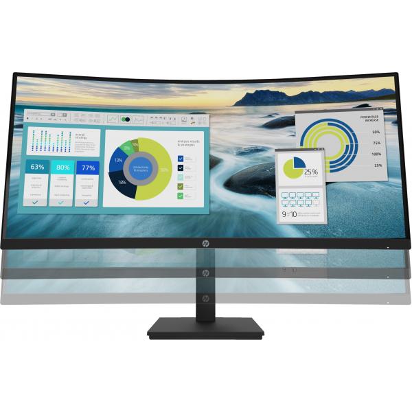 HP P34hc G4 WQHD USB-C Curved Monitor (P34hc G4 computer monitor - 86.4 cm [34] 3440 x 1440 - Warranty: 12M)