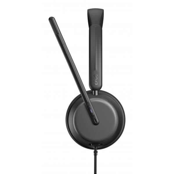 EPOS IMPACT 860T ANC Auricolare Cablato A Padiglione Ufficio USB tipo-C Nero (IMPACT 860T ANC DUO MS - USB-A + USB-C WIRED)