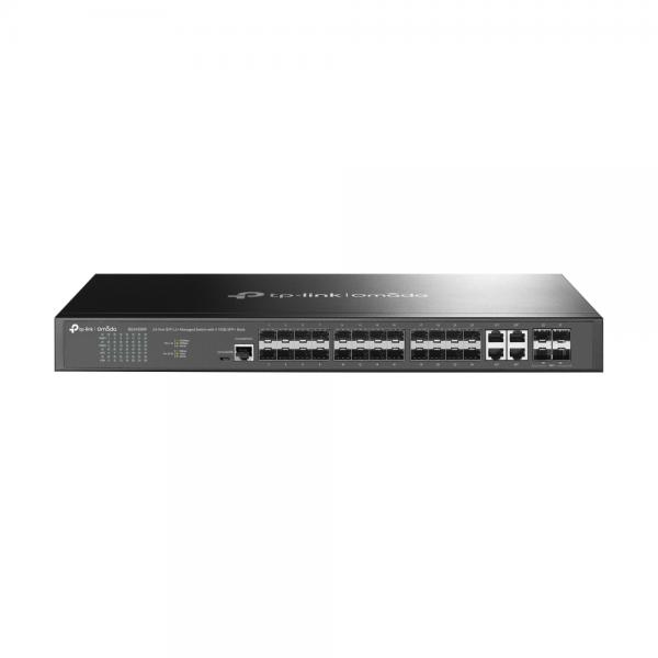TP-Link Omada TL-SG3428XF Gestito L2+ 1U Nero (TP-LINK JETSTREAM 24-PORT SFP L2 SWITCH)